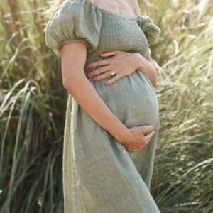 The Menorca Dress / Sage